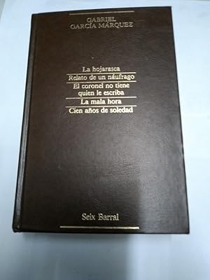 Imagen del vendedor de NARRATIVA COMPLETA I - La hojarasca - Relato de un naufrago - El coronel no tiene quien le escriba - Cien aos de soledad a la venta por Libros Ambig