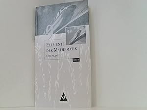 Bild des Verkufers fr Elemente der Mathematik SI - Ausgabe 2006 fr Berlin: Lsungen 9 zum Verkauf von Book Broker