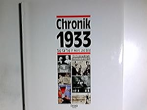 Bild des Verkufers fr Chronik; Teil: Chronik 1933. Ernst Christian Schtt zum Verkauf von Antiquariat Buchhandel Daniel Viertel