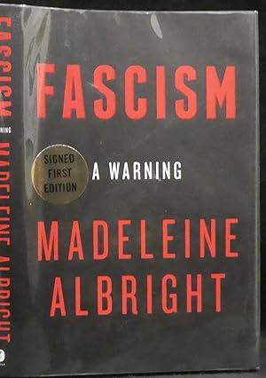 Immagine del venditore per Fascism, a Warning venduto da R & G Bliss Books