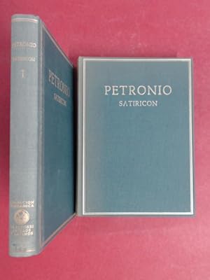 Bild des Verkufers fr Satiricn (Satiricon) (complete in 2 volumes). Texto revisado y traducido por Manuel C. Daz y Daz. (Edicin bilinge). zum Verkauf von Wissenschaftliches Antiquariat Zorn