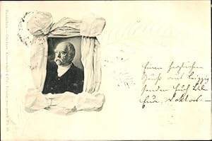 Passepartout Ansichtskarte / Postkarte Fürst Otto von Bismarck, Portrait