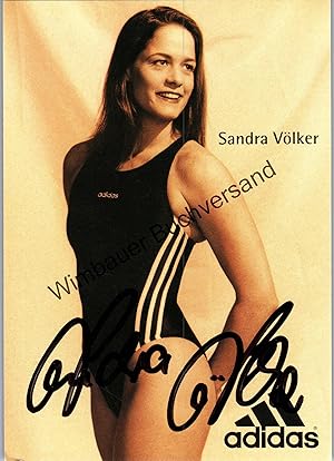 Original Autogramm Sandra Völker /// Autogramm Autograph signiert signed signee