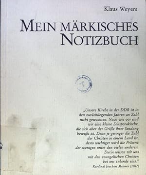 Seller image for Mein mrkisches Notizbuch. for sale by books4less (Versandantiquariat Petra Gros GmbH & Co. KG)