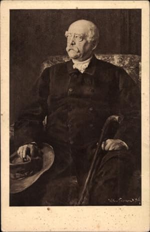 Künstler Ansichtskarte / Postkarte Petersen, Walter, Fürst Otto von Bismarck, Portrait