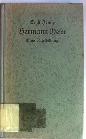 Bild des Verkufers fr Hermann Oeser: eine Darstellung. zum Verkauf von books4less (Versandantiquariat Petra Gros GmbH & Co. KG)