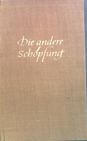 Bild des Verkufers fr Die andere Schpfung : Ein Baumeister-Roman. zum Verkauf von books4less (Versandantiquariat Petra Gros GmbH & Co. KG)