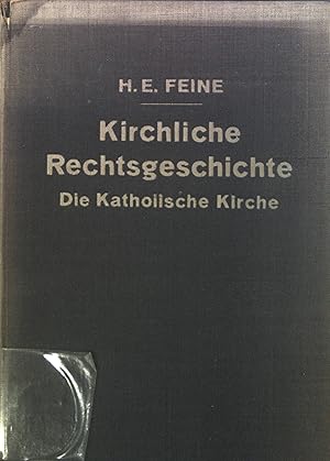 Bild des Verkufers fr Kirchliche Rechtsgeschichte. Die Katholische Kirche. Bd. 1. zum Verkauf von books4less (Versandantiquariat Petra Gros GmbH & Co. KG)