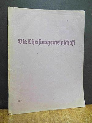 Die Christengemeinschaft, 2. Jahrgang, [Heft] 4, Juli 1925,