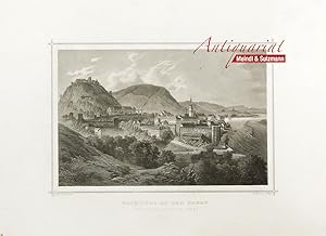 "Hainburg an der Donau". Aus A. Ruthner: Das Kaiserthum Oesterreich.