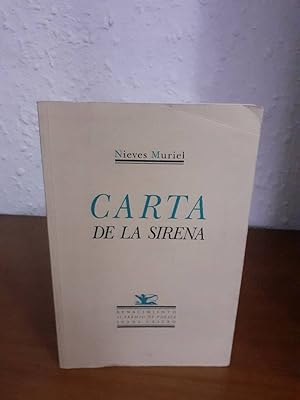 Imagen del vendedor de CARTA DE LA SIRENA a la venta por Librera Maldonado