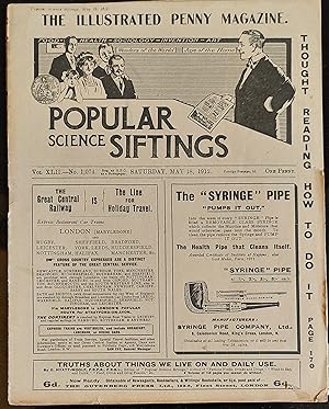 Immagine del venditore per Popular Science Siftings The Illustrated Penny Magazine Saturday, May 18, 1912 venduto da Shore Books