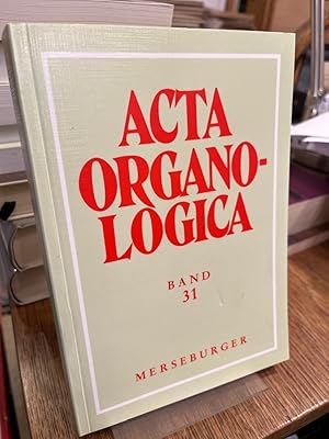 Seller image for Acta organologica Band 31, Festschrift Friedrich Wilhelm Riedel zum 80. Geburtstag. (= Verffentlichung der Gesellschaft der Orgelfreunde 245; Edition Merseburger 1511). for sale by Altstadt-Antiquariat Nowicki-Hecht UG