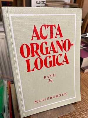 Seller image for Acta organologica Band 26, Jahresgabe 1997. (= Verffentlichung der Gesellschaft der Orgelfreunde 170). for sale by Altstadt-Antiquariat Nowicki-Hecht UG