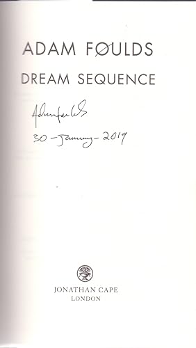Seller image for Dream Sequence *SIGNED First Edition, 1st printing* for sale by Malden Books