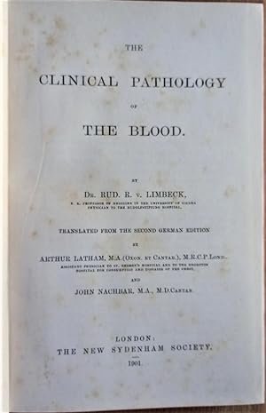 Seller image for THE CLINICAL PATHOLOGY OF THE BLOOD for sale by Douglas Books