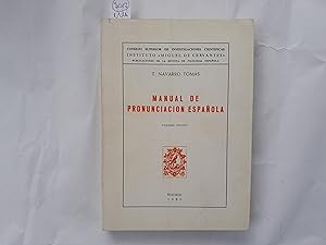 Imagen del vendedor de Manual de pronunciacin espaola. a la venta por Librera "Franz Kafka" Mxico.