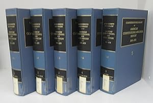 Bild des Verkufers fr Comprehensive Bibliography of American Constitutional and Legal History 1896-1979 Vols. 1-5 zum Verkauf von Attic Books (ABAC, ILAB)