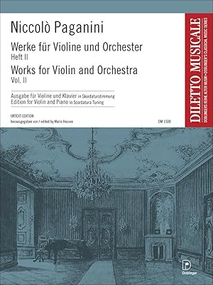 Image du vendeur pour Werke fr Violine und Orchester (Skordaturstimmung). H.2 mis en vente par moluna