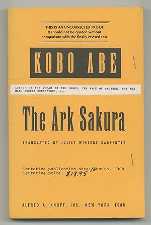 Seller image for The Ark Sakura for sale by Between the Covers-Rare Books, Inc. ABAA