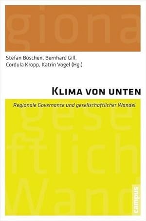 Bild des Verkufers fr Klima von unten : Regionale Governance und gesellschaftlicher Wandel zum Verkauf von AHA-BUCH GmbH