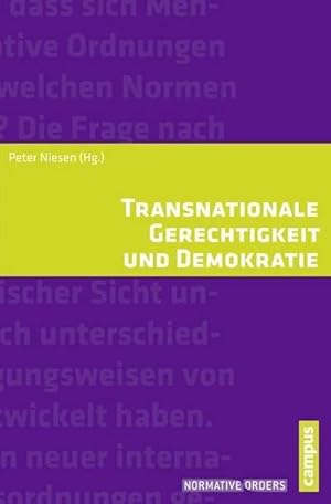 Bild des Verkufers fr Transnationale Gerechtigkeit und Demokratie zum Verkauf von AHA-BUCH GmbH