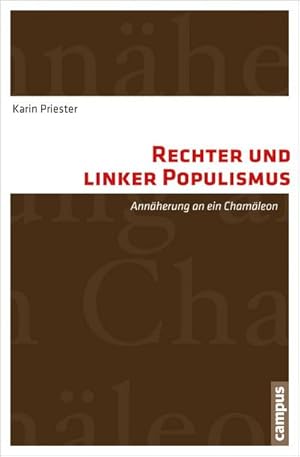 Bild des Verkufers fr Rechter und linker Populismus : Annherung an ein Chamleon zum Verkauf von AHA-BUCH GmbH