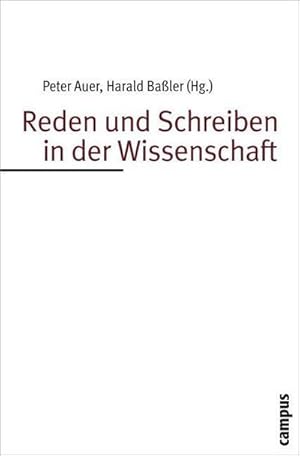 Bild des Verkufers fr Reden und Schreiben in der Wissenschaft zum Verkauf von AHA-BUCH GmbH