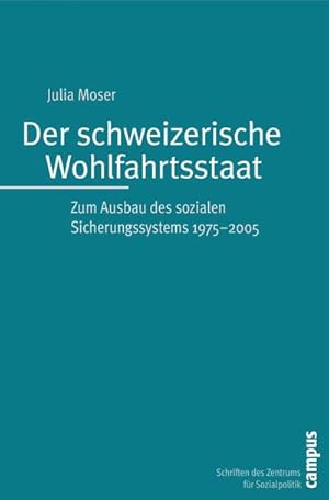 Seller image for Der schweizerische Wohlfahrtsstaat : Zum Ausbau des sozialen Sicherungssystems 1975-2005. Dissertationsschrift for sale by AHA-BUCH GmbH