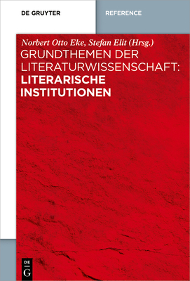 Seller image for Grundthemen Der Literaturwissenschaft: Literarische Institutionen (Paperback or Softback) for sale by BargainBookStores