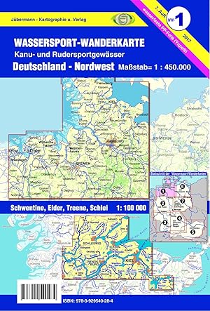 Bild des Verkufers fr Wassersportkarte Blatt 1 Nordwest 1:450 000 zum Verkauf von moluna