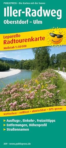 Bild des Verkufers fr Iller-Radweg 1 : 50 000 zum Verkauf von moluna