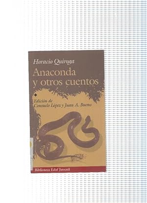 Imagen del vendedor de Biblioteca Adaf Juvenil numero 23: Anaconda y otros cuentos a la venta por El Boletin