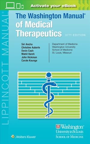 Seller image for Washington Manual of Medical Therapeutics for sale by GreatBookPrices