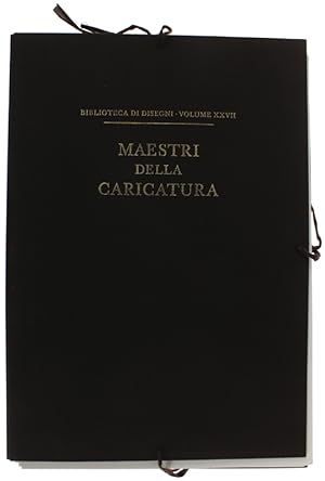 Bild des Verkufers fr MAESTRI DELLA CARICATURA - LA BIBLIOTECA DEI DISEGNI Volume XXVII: 5 tavole + testo: zum Verkauf von Bergoglio Libri d'Epoca