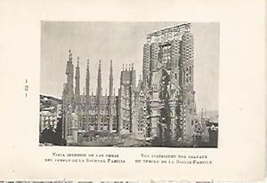 Immagine del venditore per LAMINA 8739: Vista interior de las obras de la Sagrada Familia venduto da EL BOLETIN