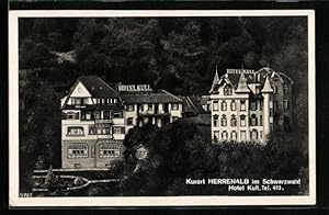 Seller image for Ansichtskarte Herrenalb, Motiv mit Hotel Kull for sale by Bartko-Reher