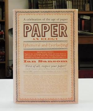 Seller image for Paper An Elegy for sale by Back Lane Books