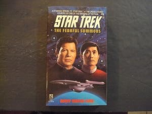 Image du vendeur pour Star Trek The Fearful Summons pb Denny Martin Flinn 1st Pocket Books Print 6/95 mis en vente par Joseph M Zunno