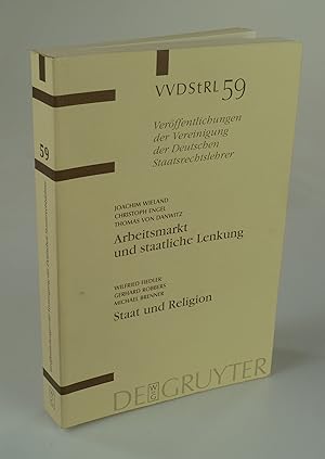 Bild des Verkufers fr Verffentlichungen der Vereinigung der Deutschen Staatsrechtslehrer Heft 59. zum Verkauf von Antiquariat Dorner