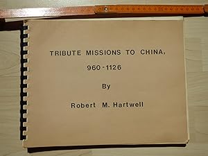 Tribute missions to China 960-1126.