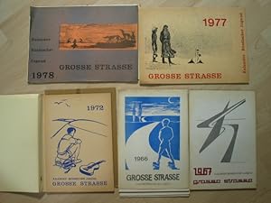 Grosse Strasse, 5x Kalender Bündischer Jugend. 1966-1978. Pantherhorte Duisburg