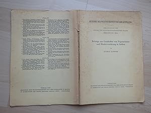 Beiträge zur Geschichte von Vegetarismus und Rinderverehrung in Indien.