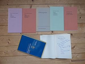 Ernst Günther Bleisch, 7 Bücher, 5x mit Widmung, 1980-2002. Lyrik, Gedichte