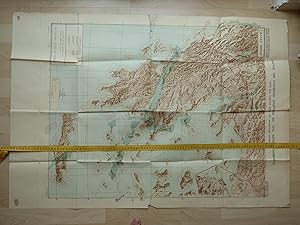 Griechenland 1940: Carte des passages libres aux navigateurs aériens. Service géographique de la...