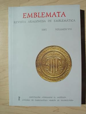 Seller image for Emblemata, revista aragonesa de Emblematica 8 2002. for sale by Cassiodor Antiquariat