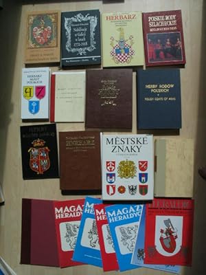 12 books about Heraldry in Poland, ca. 1990-1995