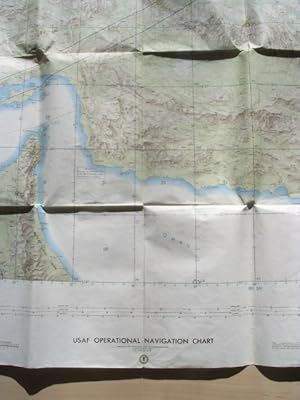 USAF Operational Navigation Chart, H/ [Eastern Iran, western Pakistan and Afghanistan], ca. 1965.