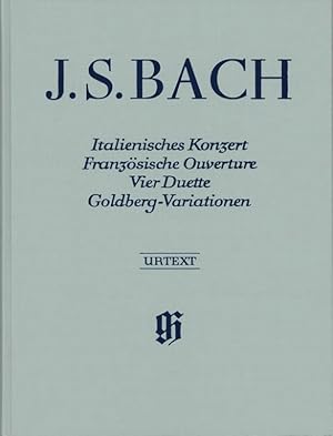 Seller image for Italienisches Konzert, Franzoesische Ouverture, Vier Duette, Goldberg-Variationen, Klavier for sale by moluna