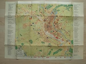 Hof Stadtplan Fritsch um 1948